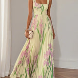 Mary™ - Vestido maxi elegante con pliegues