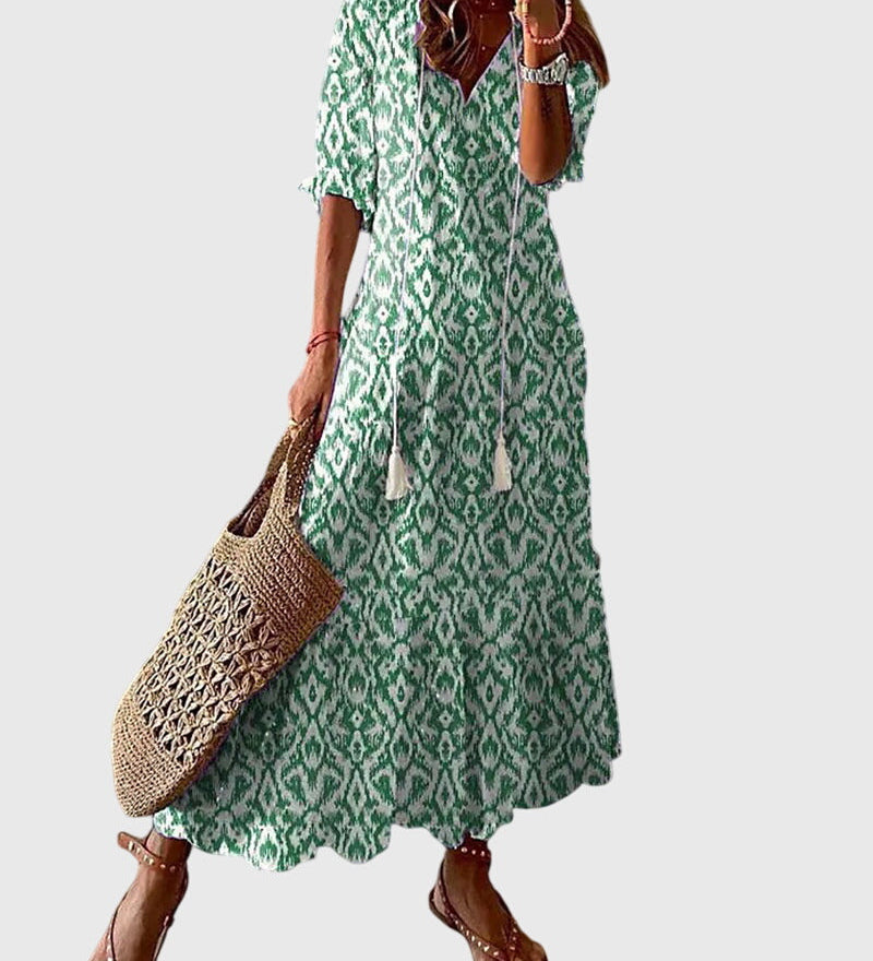 Amalia™ | Vestido de verano retro bohemio