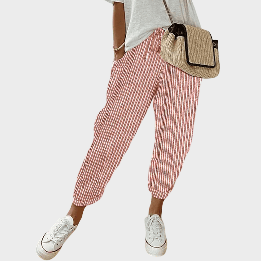 Helga | Pantalones de lino elegantes para el tiempo libre