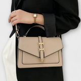 Milo | Bolso de hombro estructurado con detalle de hebilla dorada