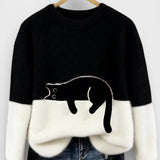 Luna™ | Sudadera con gráfico de gato