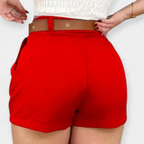 Jana | Pantalones Cortos con Cintura Alta