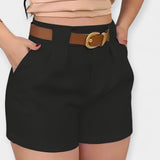 Jana | Pantalones Cortos con Cintura Alta