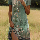 Mabel™ - Vestido de verano moderno con estampado étnico