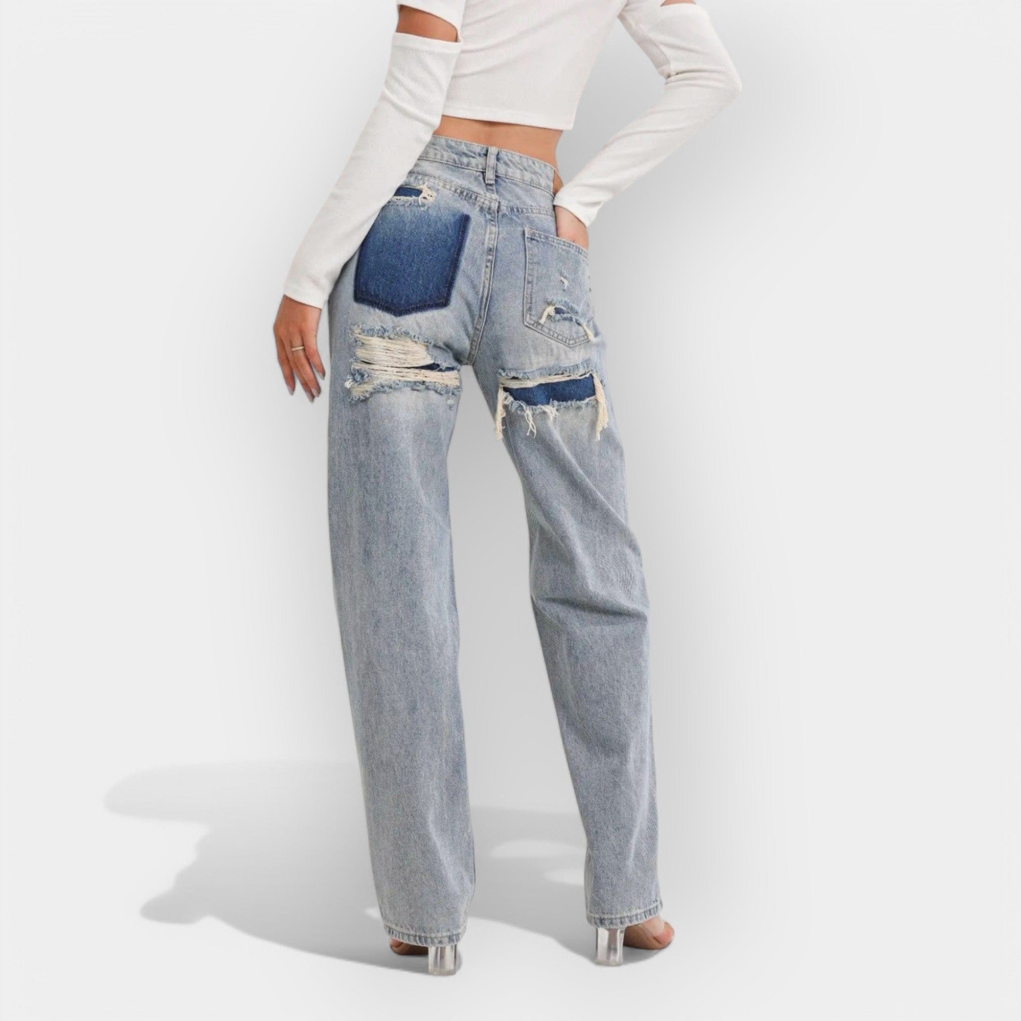 Kira | Jeans de corte holgado