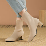 Elisha - Botas casuais quentes com salto para mulheres