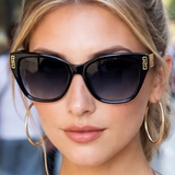 Jamilla | Gafas de Sol Cat Eye para Mujeres con Detalles Dorados