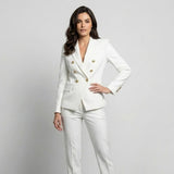 Blazer elegante en tejido estructurado | Corte ajustado | Estilo clásico femenino