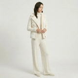 Conjunto de Punto con Chaleco Acolchado para Conforto Envolvente