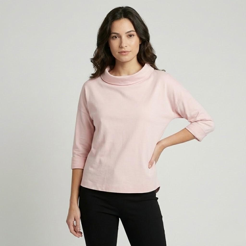 Camiseta minimalista de malla suave | Corte holgado | Elegancia atemporal