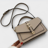 Milo | Bolso de hombro estructurado con detalle de hebilla dorada