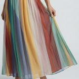 Carolina™ | Vestido maxi a rayas
