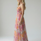 Isel | Vestido maxi envolvente y suave