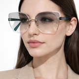 Cordelia | Gafas de Sol Gradientes Cat Eye Sin Montura para Mujeres