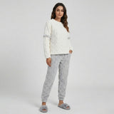 Conjunto de punto trabajado | Corte cómodo | Estilo cozy elegante