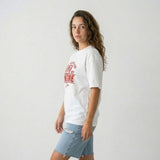 Camiseta Oversized con Estampado Frontal para Estilo Desenfadado