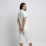 Mono Camisero Fluido con Botones Frontales y Confort Natural