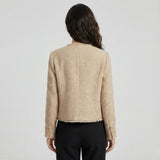 Blazer clásico de tweed elegante | Corte estructurado | Sofisticación atemporal