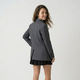 Blazer Estructurado con Botón Frontal y Corte Clásico