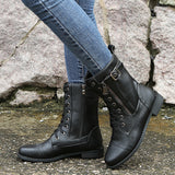 Katerina - Botas Estilosas de Salto Baixo