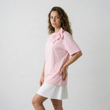 Camiseta Oversized con Lazos Decorativos para Conforto Distinto