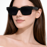 Millicent | Gafas de sol retro para mujeres con montura rectangular