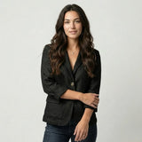 Blazer Fluido en Lino | Corte Relajado | Toque Natural