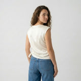 Blusa Fluida con Escote en V y Ajuste Lateral Elegante