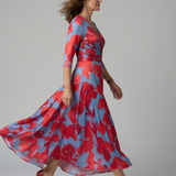 Andrea™ | Vestido Midi con Escote Cruzado