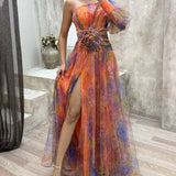 Amelia | Vestido elegante con abertura