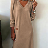Carmen™ - Vestido de punto con escote en V