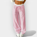 Nerea | Pantalones anchos de rayas