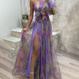 Amelia | Vestido elegante con abertura