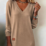 Carmen™ - Vestido de punto con escote en V