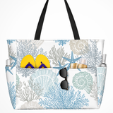 Cordelia | Bolso de Playa Impreso para Mujeres Grande Tote de Verano