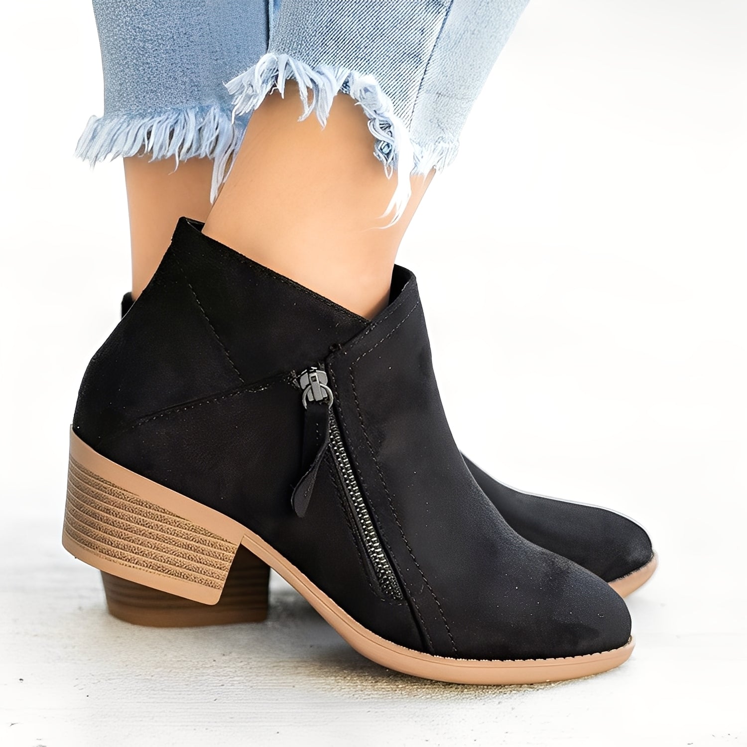 Mirabelle - Elegantes Botas com Fecho para Mulheres
