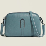 Pella | Bolsa de Hombro Cruzada Compacta Doble Cierre para Mujeres