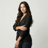 Blazer Fluido en Lino | Corte Relajado | Toque Natural