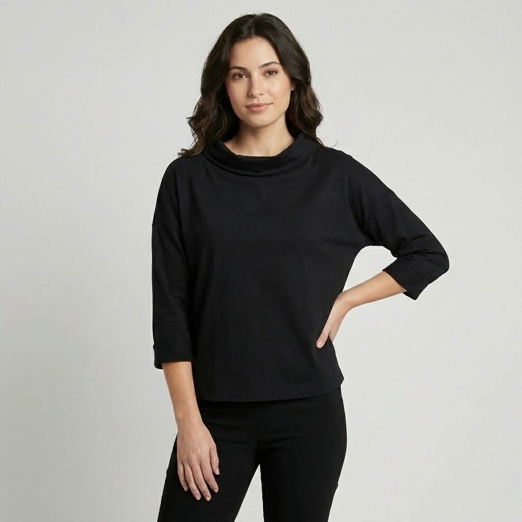 Camiseta minimalista de malla suave | Corte holgado | Elegancia atemporal