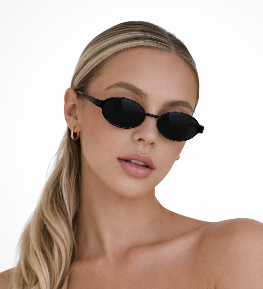 Clarabelle | Gafas de sol ovaladas de metal para mujeres