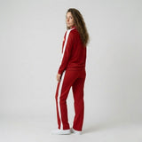 Conjunto Deportivo con Chaqueta de Cierre y Pantalón de Pierna Derecha