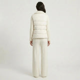 Conjunto de Punto con Chaleco Acolchado para Conforto Envolvente