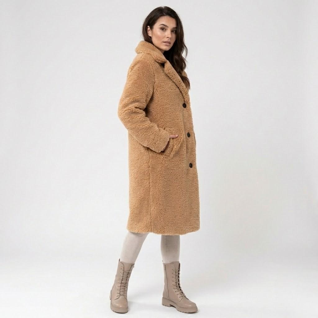 Abrigo acogedor en mezcla de lana | Corte recto | Confort elegante de invierno