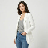 Blazer largo estructurado en mezcla de lana | Corte entallado | Elegancia urbana versátil