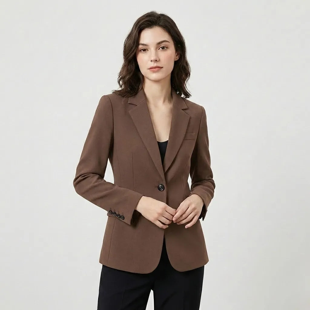 Blazer estructurado clásico en mezcla de lana | Corte entallado | Elegancia atemporal