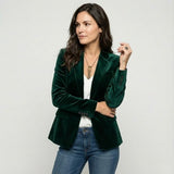 Blazer elegante en mezcla de viscosa | Corte estructurado | Estilo clásico contemporáneo