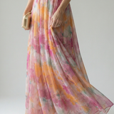 Isel | Vestido maxi envolvente y suave