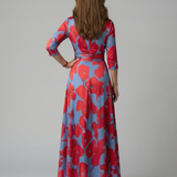 Andrea™ | Vestido Midi con Escote Cruzado