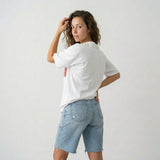 Camiseta Oversized con Estampado Frontal para Estilo Desenfadado