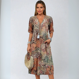 Fatima – Vestido con patrón floral
